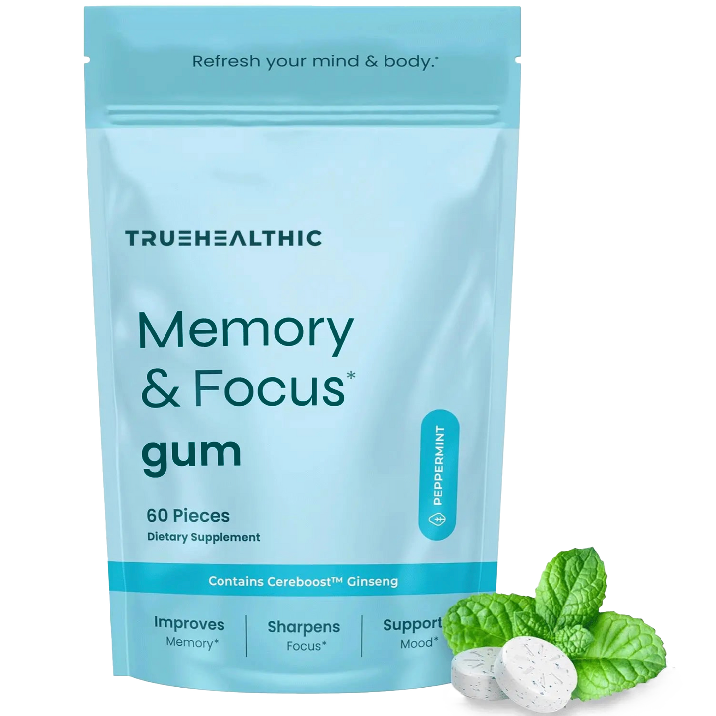 TrueChew™ – Energy & Focus Gum (90ct)